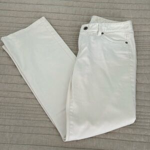 Loft White Jeans